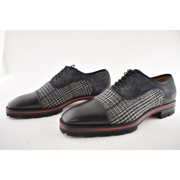 Christian Louboutin Mens Hubertus Orlato Flat Lug Sole Derby Oxford Loafer 44 11 main image 8